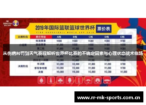 从伤病判罚到天气赛程解析世界杯比赛的不确定因素与心理状态战术临场
